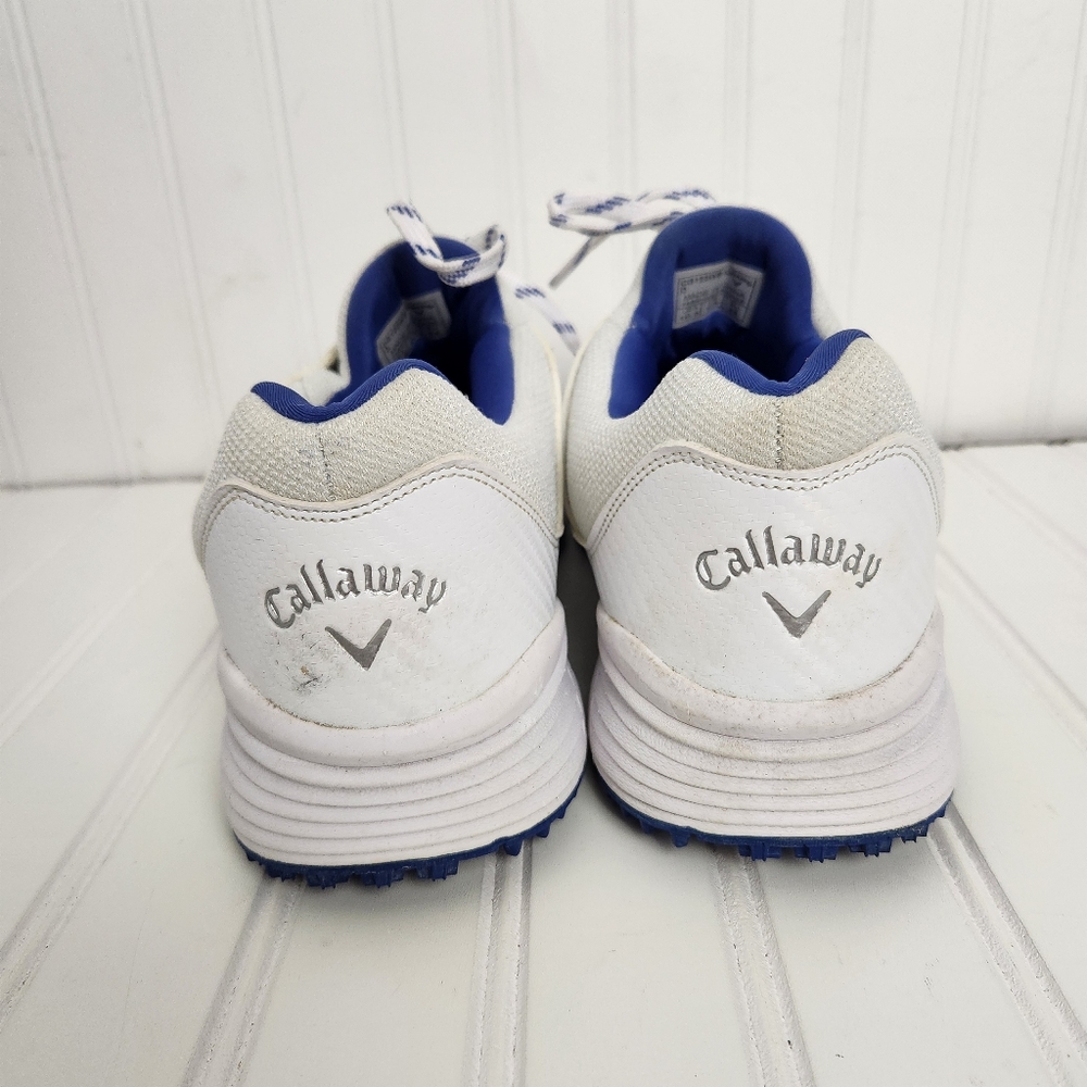 Callaway Imperial Mens Size 10.5 Blue/White Lace Up Athletic Golf Shoes CG123WB - Picture 5 of 16